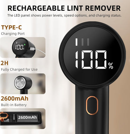 Removedor de Pelusa Eléctrico Portátil