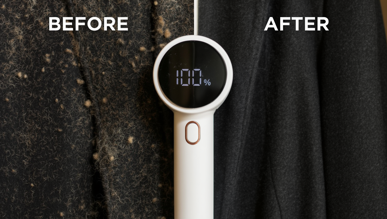 Removedor de Pelusa Eléctrico Portátil